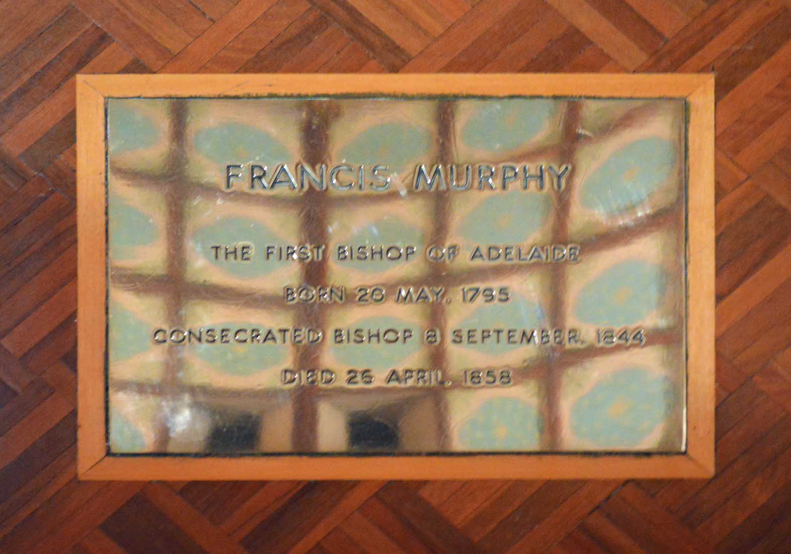 SanctuaryFloorPlaque