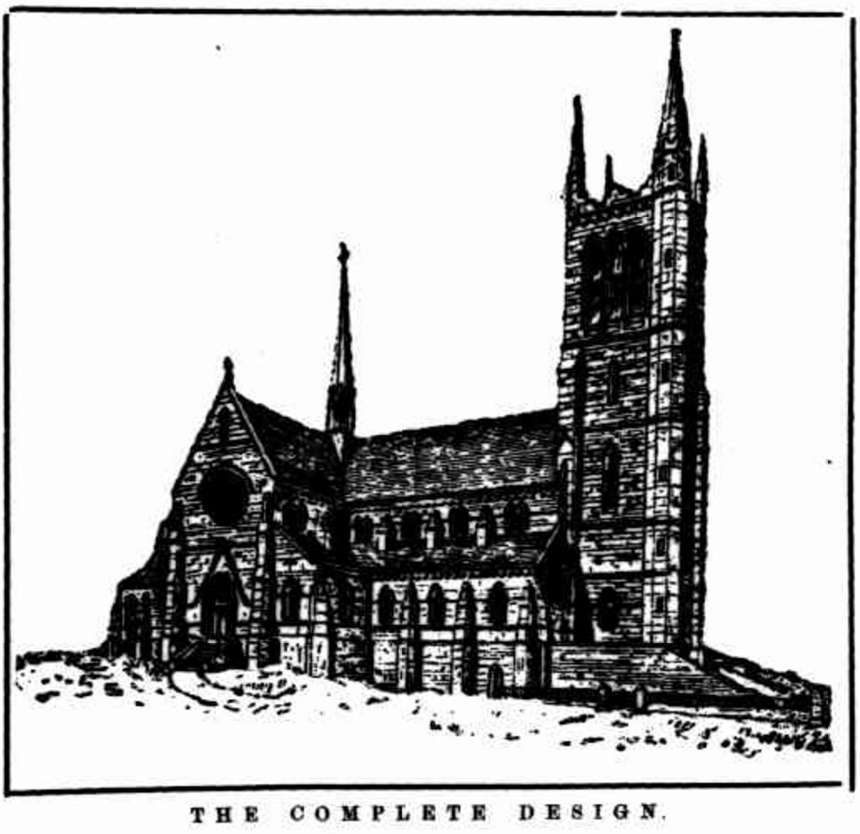IntendeddesignforthecompletedStJamesCathedralasat1892