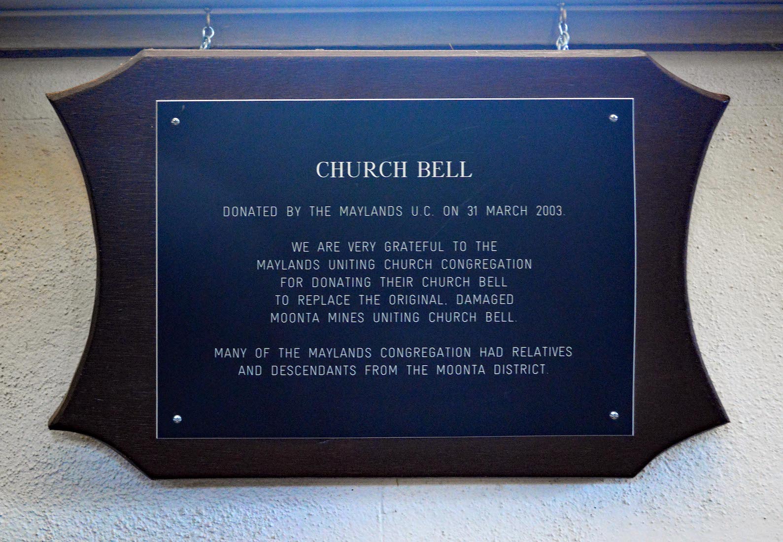 SWallChurchBellPlaque