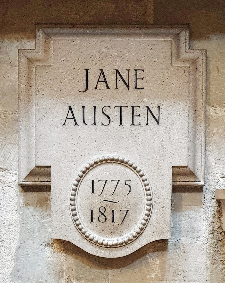 E13ASTranseptJaneAustenbyShakespearememorialWCJRennocks