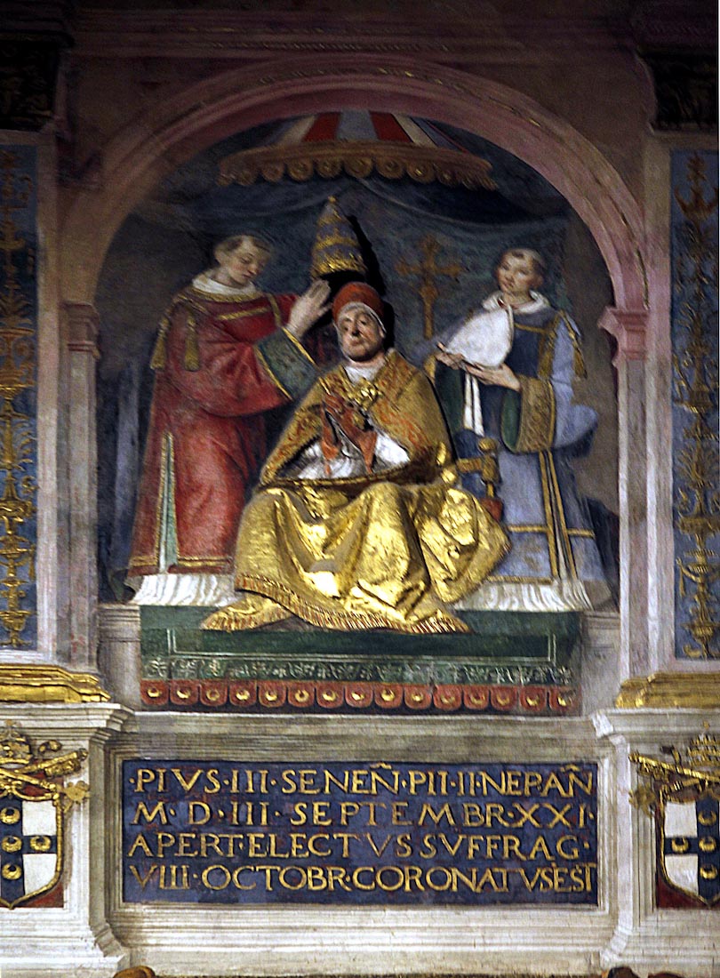 C13 Coronation_of_Pius_III_(detail)_by_Pinturicchio  WC José Luiz