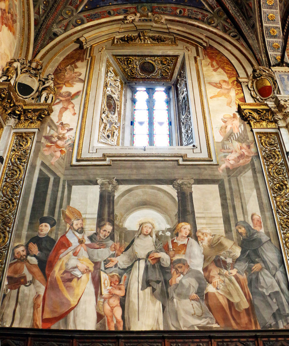 E12BSESSideChoirFrescoIIVenturasalimbeniSantaCaterinadaSienatrasantiebeatisenesi16081101WCSailko