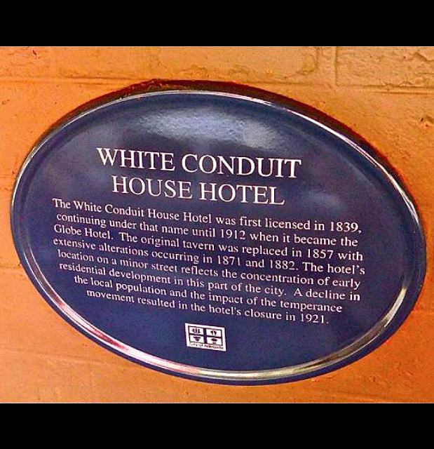 WhiteConduitPlaque