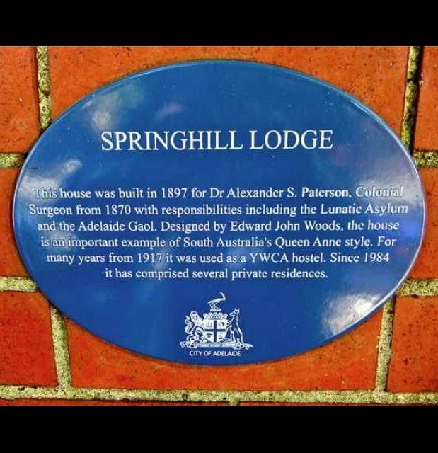 SpringhillPlaque