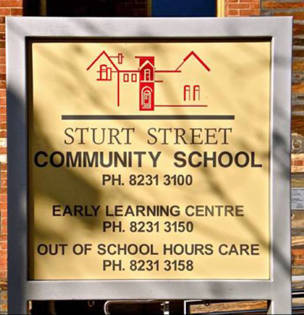 SturtStSchoolSign